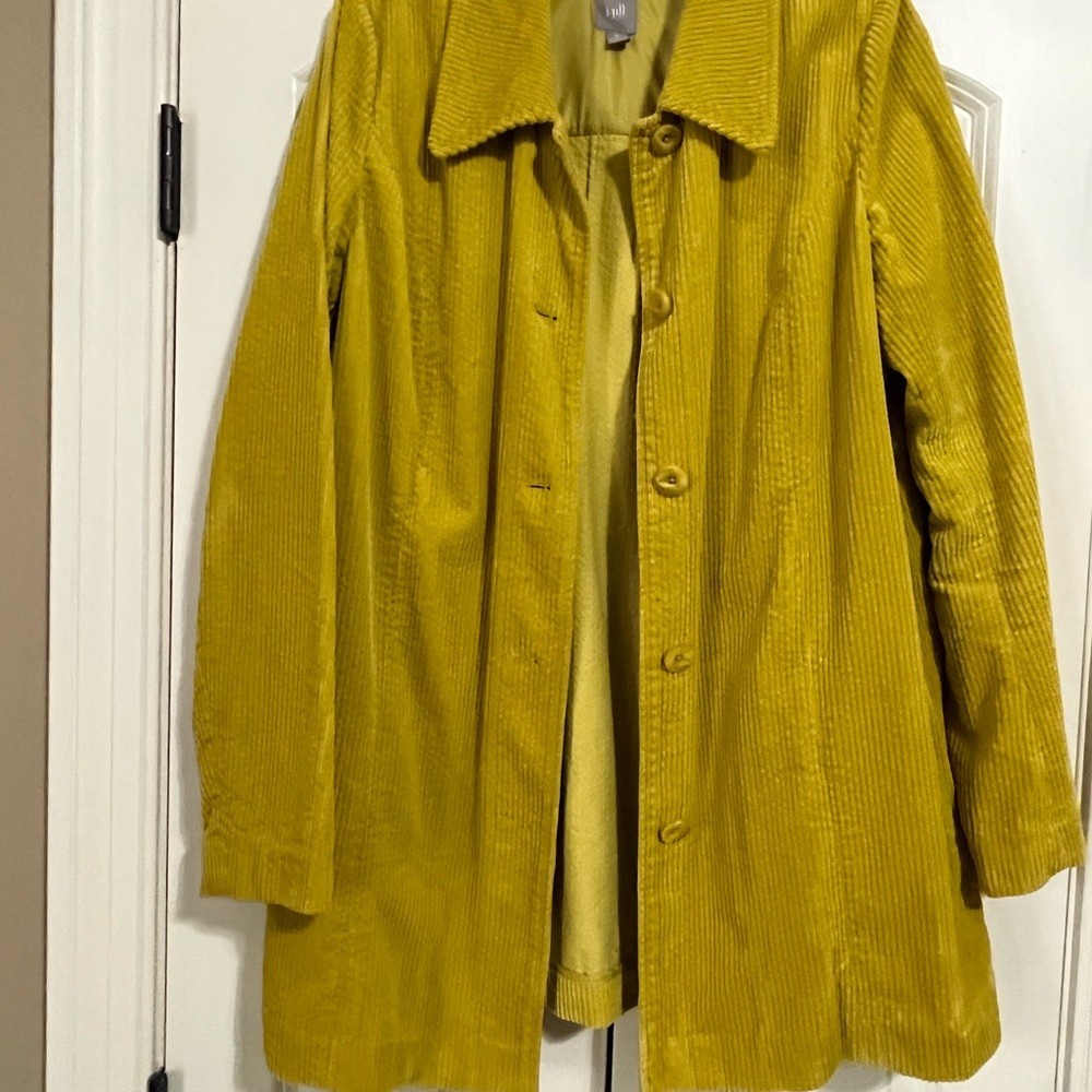 J Jill gold corduroy jacket